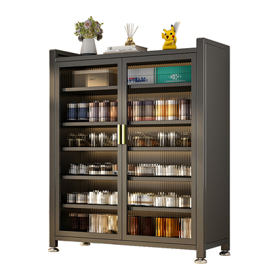 家用钢制鞋柜家用落地多层防尘鞋架门口入户玄关大容量收纳置物柜