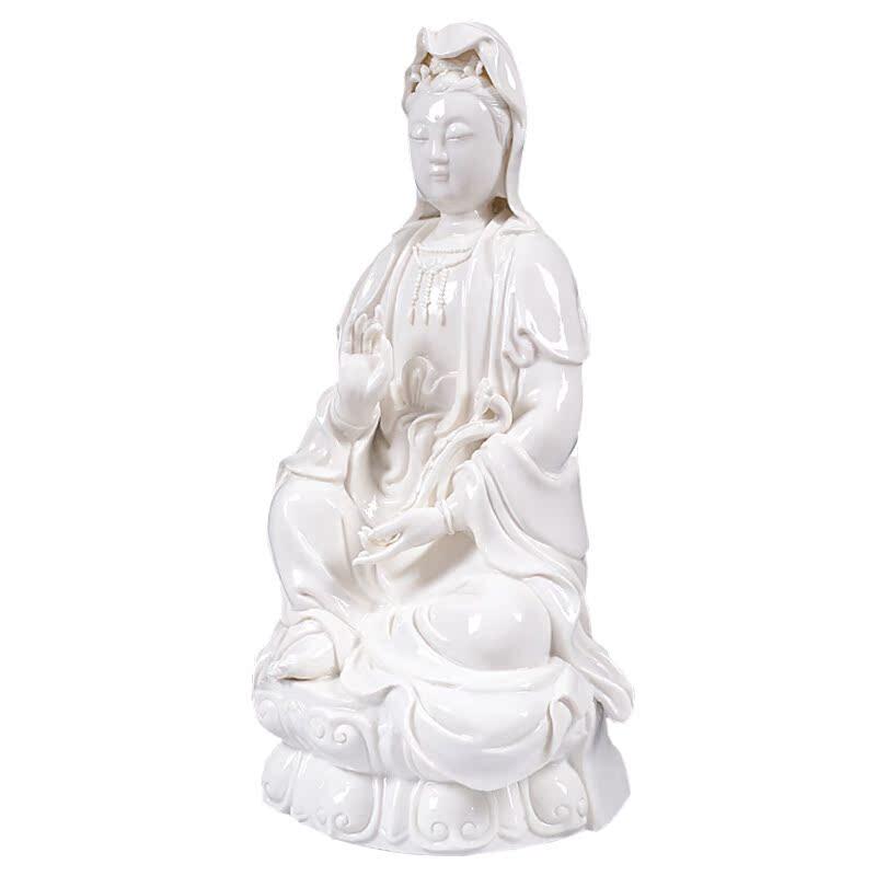 如意观音菩萨佛像家居客厅摆件