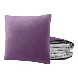 汽车抱枕被两用二合一车载专用腰靠抱枕车内睡觉空调折叠被四季款