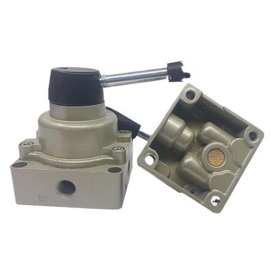 手动开关气缸三位四通