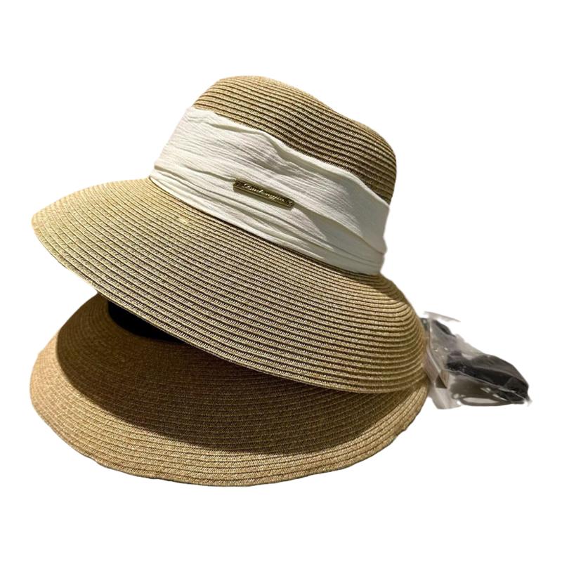 草帽渔夫帽出游优雅女夏季