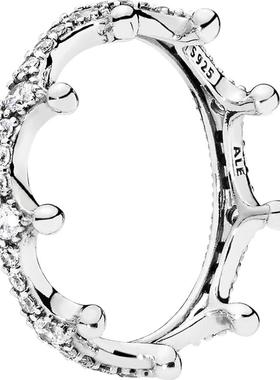 [618]Pandora潘多拉皇冠戒指可爱甜美风高级端雅精致送女友时尚