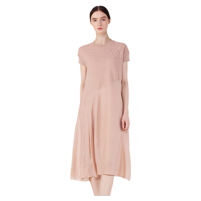 readme宽松A版真丝连衣裙