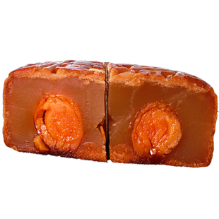 广州荔煌酒家双黄月饼咸蛋黄白莲蓉散装多口味传统广东老式五仁大