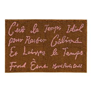 复古英文字母ins风簇绒地毯入户客厅卧室床边长绒茶几垫地垫脚垫