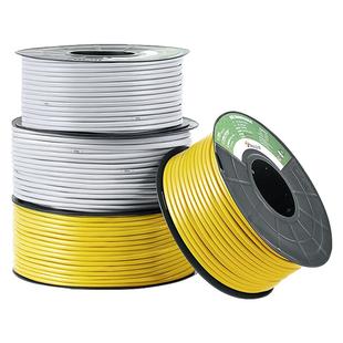 公牛电源线国标铜芯RVV2两芯护套软线软电线电缆家用0.75/1/1.5平