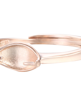 s925银diy珠子戒指女大气日韩