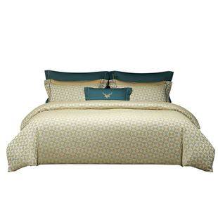 MINE/寐新疆长绒棉四件套纯棉提花春夏轻奢床品套件 克瑞斯.寐