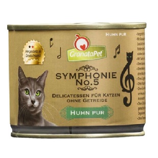 德国GranataPet金罐交响乐猫罐头成幼猫主食罐头餐盒湿粮200g*6罐
