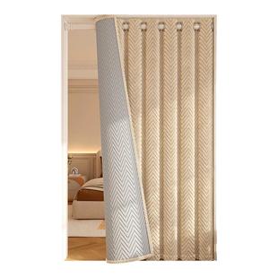 冬季保暖保温加厚挡风防寒防风防冷气隔音家用棉门帘遮挡隔断帘