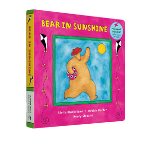 英文原版 Bear in Sunshine 阳光下的比尔熊 纸板书 儿童启蒙绘本 Barefoot