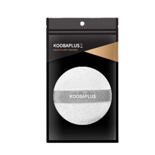 KOOBAPLUS谷芭蜜粉专用粉扑 柔软亲肤控油定妆不易吃粉大号散粉扑