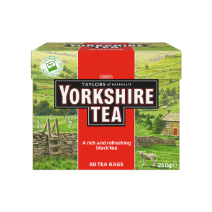 约克夏红茶英国进口YorkshireTea英式茶包经典下午茶曲奇饼干红茶