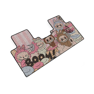 领克900HaloUltra专用丝圈中排脚垫地二排卡通防水耐磨易清理防滑