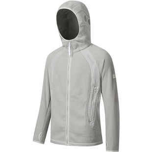 Saucony索康尼官方男女同款都市通勤休闲百搭经典连帽抓绒外套