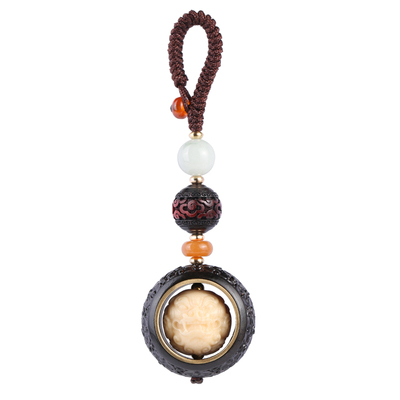 宝马奔驰貔貅天然车用钥匙扣