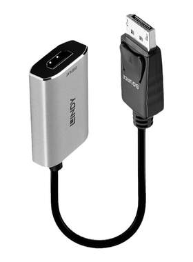 德国LINDY DP1.4转HDMI2.1有源转换器超高清8K电视投影仪家庭影院