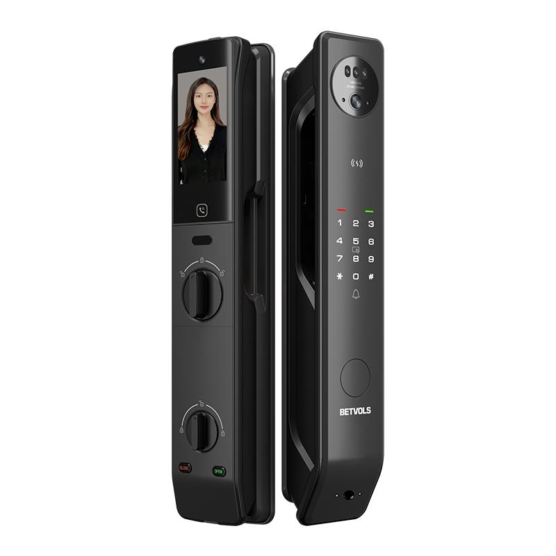 貝德弗3D人臉識(shí)別智能門鎖掌靜脈指紋鎖家用入戶防盜門電子密碼鎖