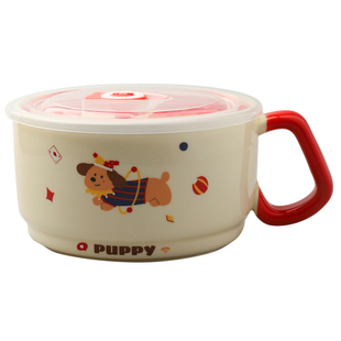 舍里可爱带盖泡面碗宿舍用高颜值面碗可微波炉饭碗学生食堂打饭碗