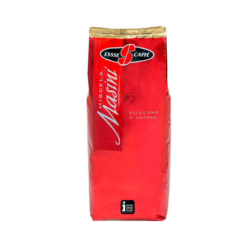 意大利进口ESSSE CAFFE艾瑟马西尼意式特浓烘焙拼配咖啡豆现磨1kg