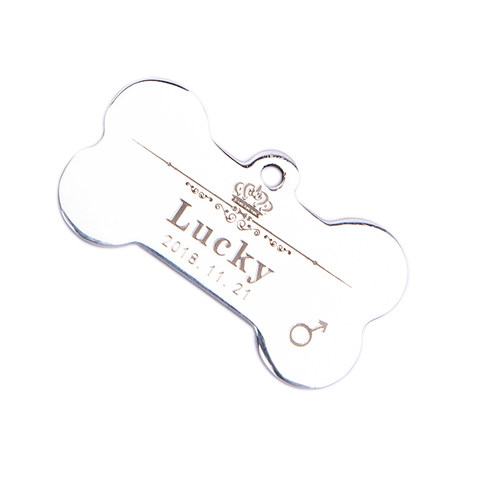 定位狗牌定制小猫咪身份牌防走丢牌宠物金属挂牌定做激光刻字铭牌