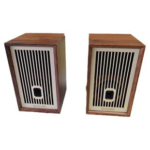 画眉鸟1号小型无源音箱全频喇叭单元高保真电脑桌面木质家用音响