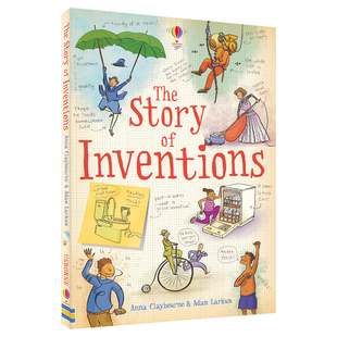 Usborne The Story of Inventions 发明的故事 创意漫画插图英语百科 儿童历史科普启蒙知识 英文原版进口图书