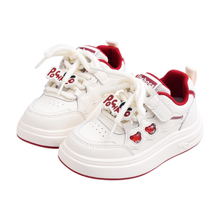 蜡比小星童鞋女童板鞋百搭儿童运动鞋2026春秋款中小童防滑休闲鞋