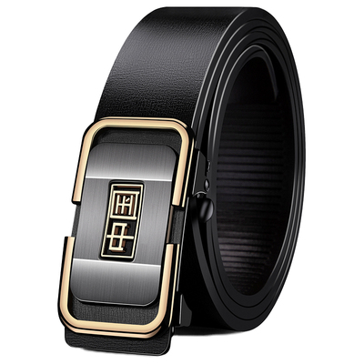 保罗皮带男新款腰带无牙自动扣潮