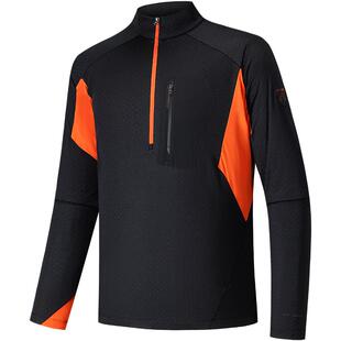 安踏冠军户外系列AGX高海拔徒步OCTA长袖T恤保暖薄绒T恤152540411