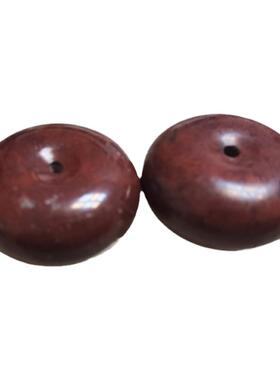 红一伊丁陨石平安扣吊坠饰品民族