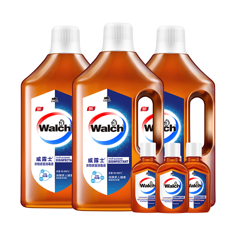 vip Walch 威露士衣物消毒液组合3 18l 2件71 25元包邮 前1分 合35 63元 件 71 天猫 逛丢 实时同步全网折扣