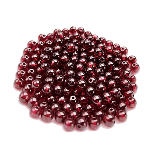 正品天然石榴石散珠手串官方全净体三圈酒红手链女紫牙乌新年礼物