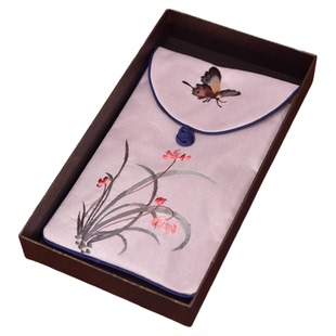 蜀绣刺绣手机包零钱袋卡袋古典穿搭饰品汉服配饰小包送老外小礼品