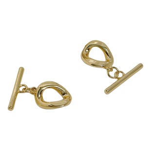 18K包金OT扣珍珠项链收尾扣手工diy制作手链连接搭扣饰品材料配件