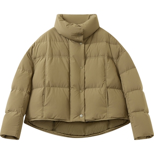 播商场同款短款宽松立领羽绒服女冬新款通勤保暖外套BDS4RD3611