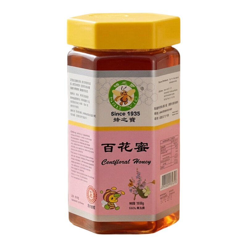 蜂之宝 百花蜜1000克有助滋润喉咙/舒缓咽喉疼痛不适100%天然进口
