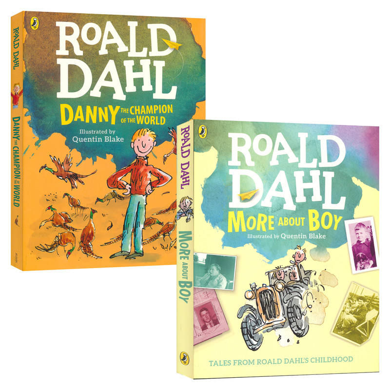 Roald Dahl More About Boy Danny, the Champion of the World 罗尔德达尔童年回忆录 世界冠军丹尼 章节书 英文原版进口儿童图书