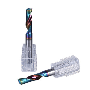 利斯3A5A进口料铝板材切割涂层铝用单刃螺旋铣刀数控广告雕刻机刀