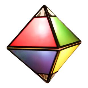 原创镂空古风纸diy手工材料 马新年儿童创意自制三角菱形手提灯笼