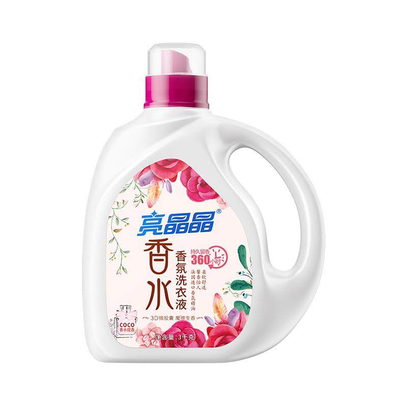 亮晶晶coco香氛洗衣液家用持久留香3kg瓶装官方旗舰正品除菌除螨