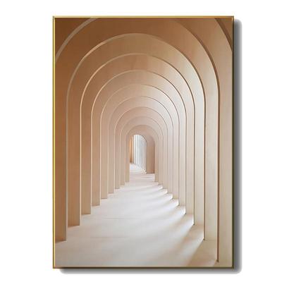 超大尺寸轻奢风空间延伸感装饰画