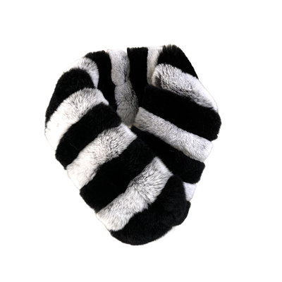 獭兔毛双面围脖女秋冬优雅磁扣