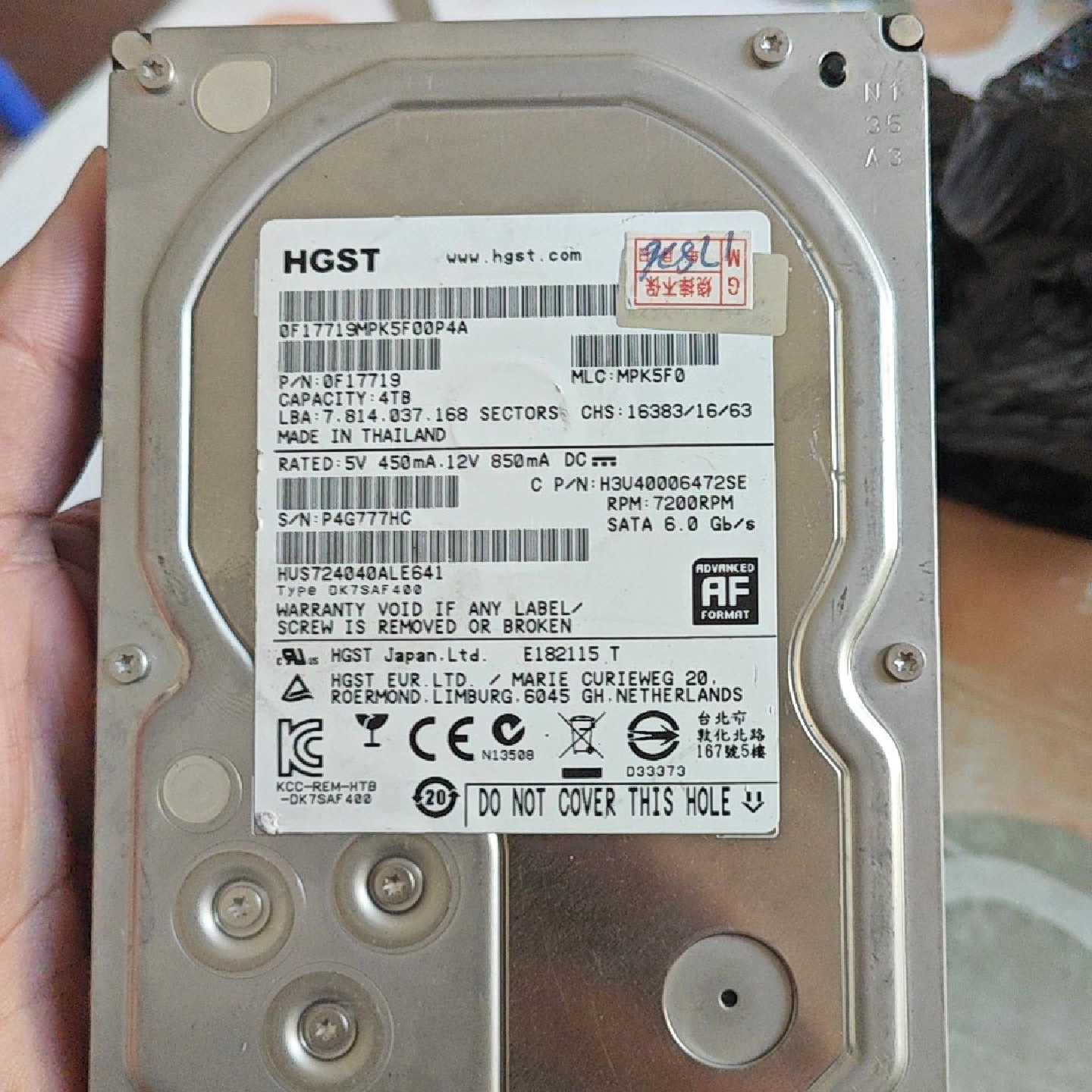 【议价-可维修】4T机械硬盘，其它元器件