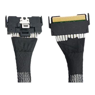 MCIO 8I to MCIO 8I 支持PCIe5.0 SAS/SATA 75CM高速线缆
