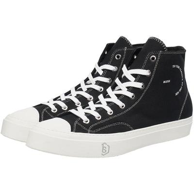 BLESS夏季反光线高帮帆布鞋休闲