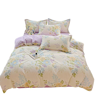 100%新疆纯棉被套单件150x180x200x230cm全棉被罩宿舍1.5米被褥套