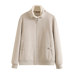 PLUS CRASH2025冬季新款老钱风仿羊羔毛立领保暖加厚棉衣外套男女