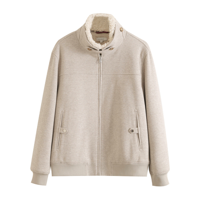 PLUS CRASH2025冬季新款老钱风仿羊羔毛立领保暖加厚棉衣外套男女