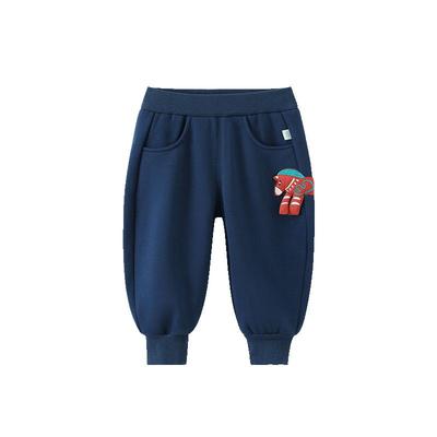 齐齐熊宝宝465g摇粒绒卫裤新年款